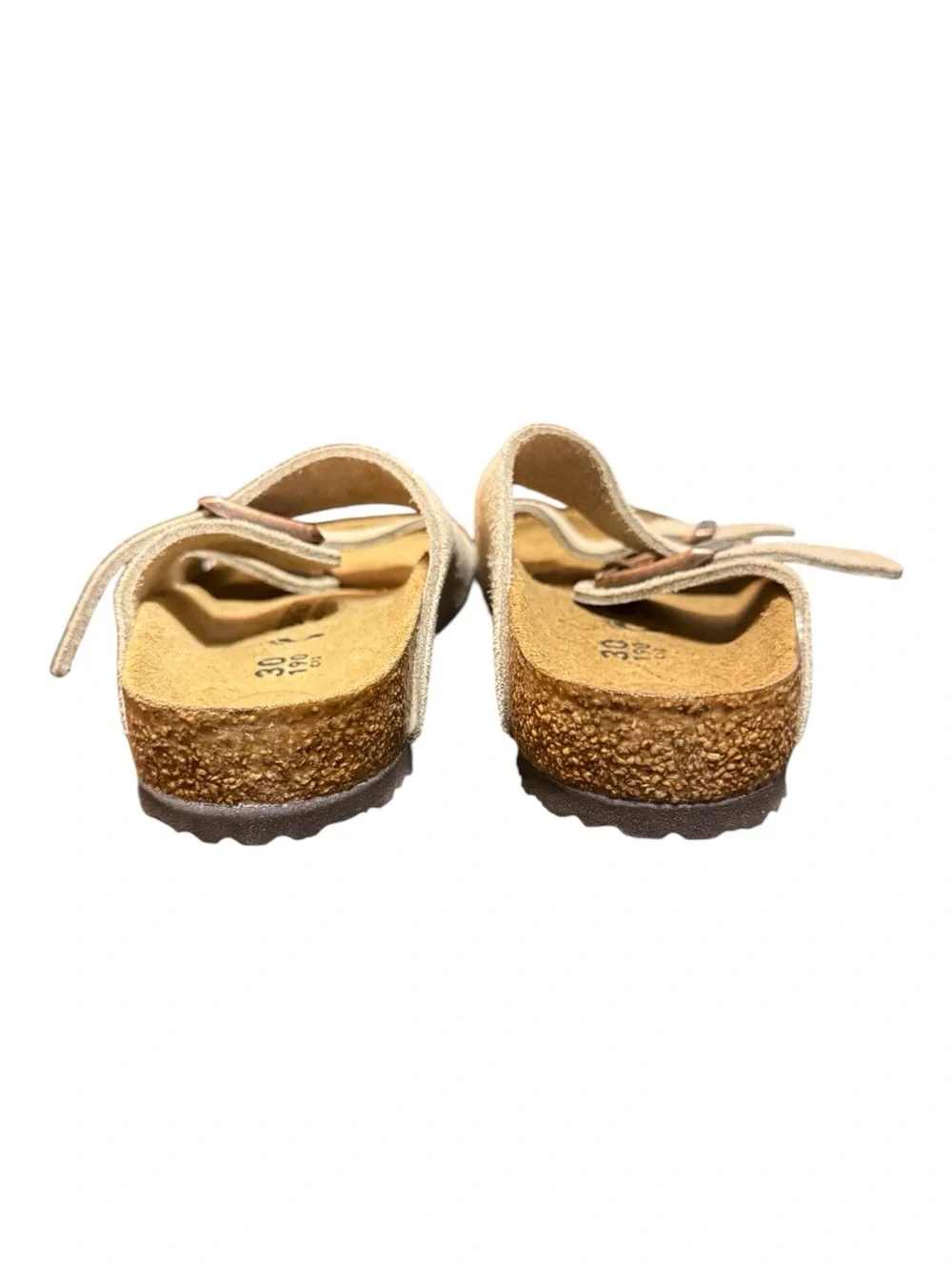 Birkenstock Arizona Kids Sandals Taupe Suede EU 30 C12 NWOB
